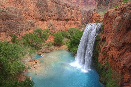 Havasu Falls and Rainbow by Eileen Ringwald